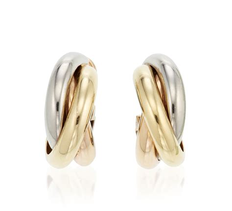 cartier trinity earrings|cartier trinity ring for sale.